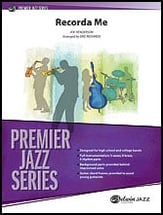 Recorda me Jazz Ensemble sheet music cover